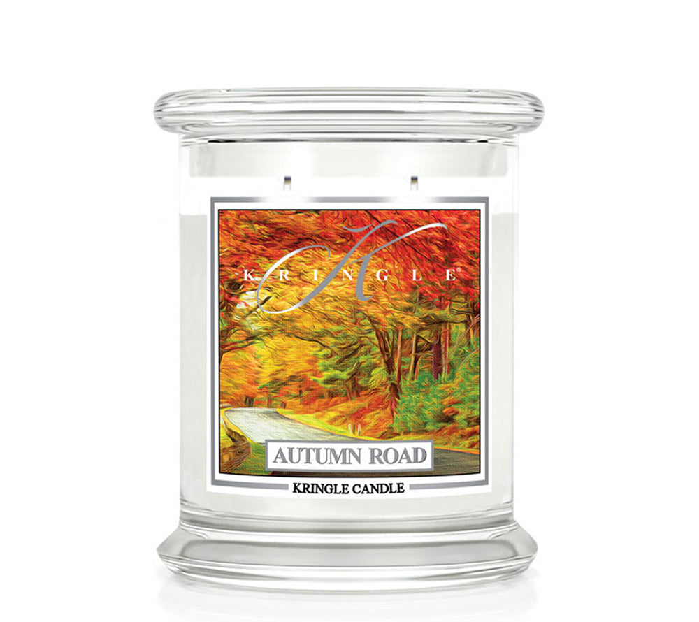 Autumn Road Duftkerze von Kringle Candle kaufen – Würzig-orientalischer Duft mit Kakao, Kaffee & Muskat