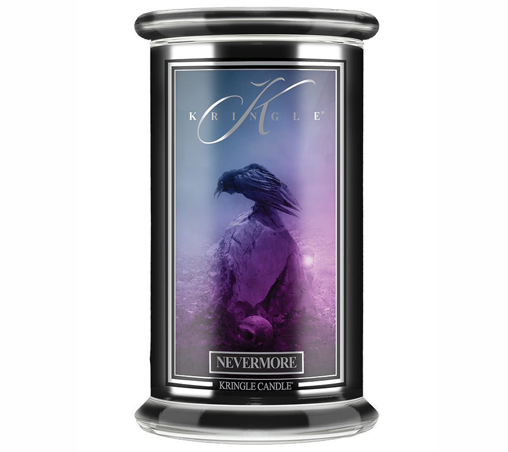 Nevermore als großes Kerzenglas - Halloween Limited Edition (22 oz-Glas, 2-Docht)