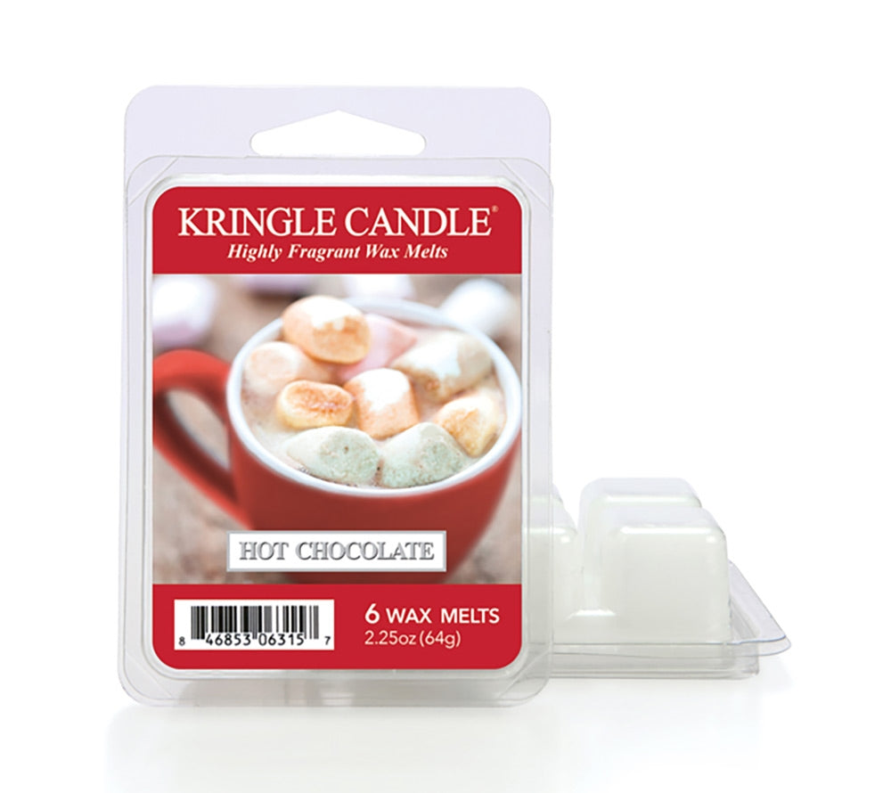 Hot Chocolate Wax Melts von Kringle Candle kaufen – Schokolade, Vanille & Sahneduft online, 6er Pack