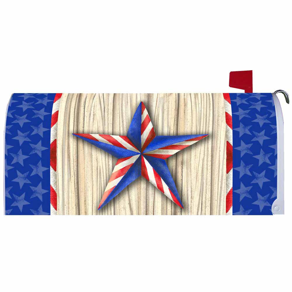 Patriotic Star Mailbox Cover - Patriotischer Stern