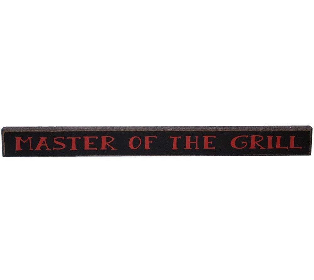 Master of the Grill Holzschild