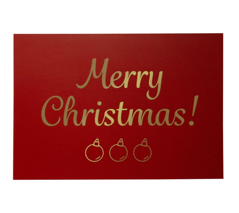 Merry Christmas Postkarte