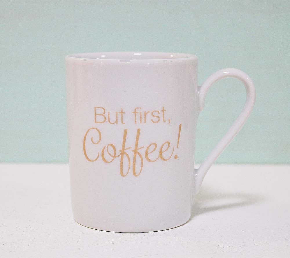 Tasse But first, Coffee! exklusiv von American Heritage