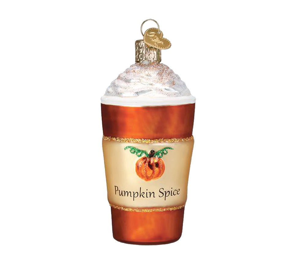 Pumpkin Spice Latte als Weihnachtsbaumschmuck