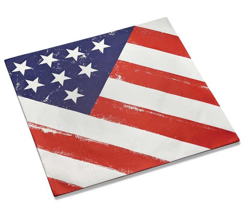 American Flag Burger Paper