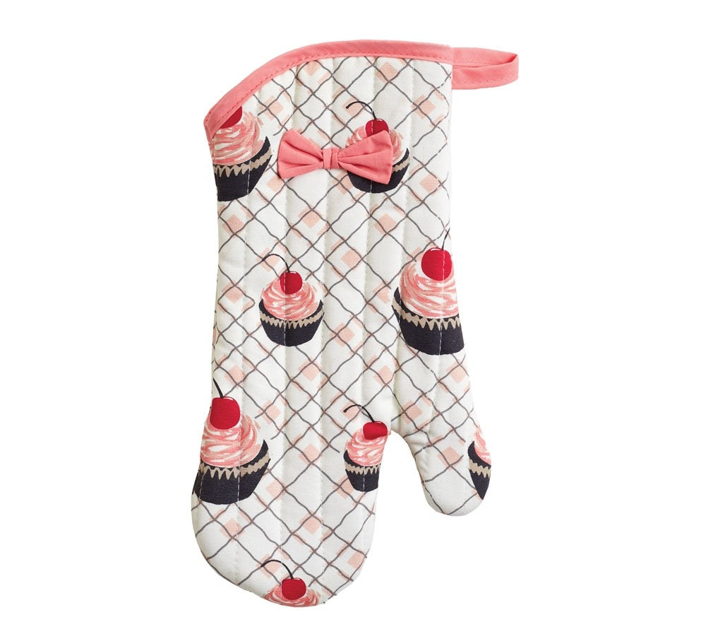 Ofenhandschuh mit Cupcakes von Jessie Steele (100 % Baumwolle)