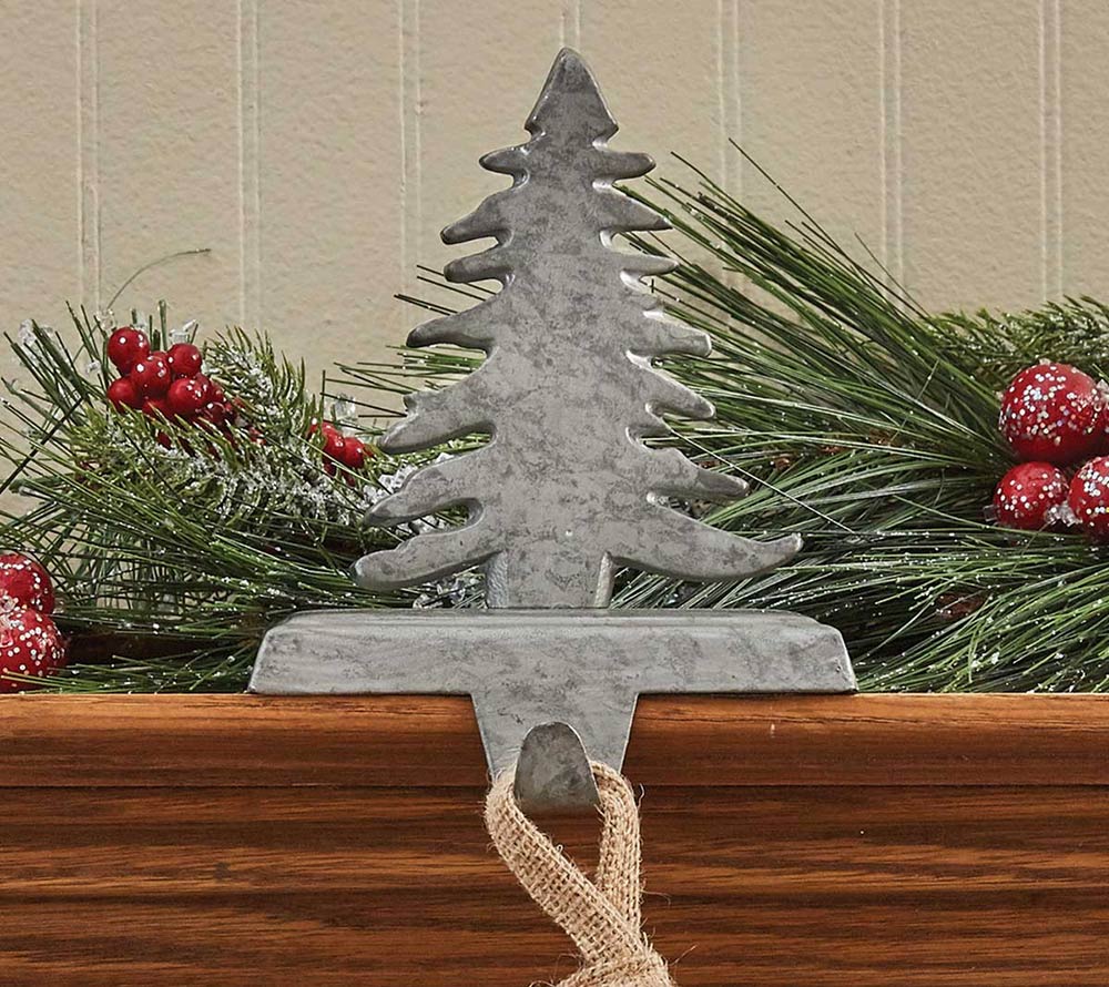 Christmas-Stocking Holder Fir Tree kaufen – Anhänger im Tannenbaum-Design für klassische Stockings