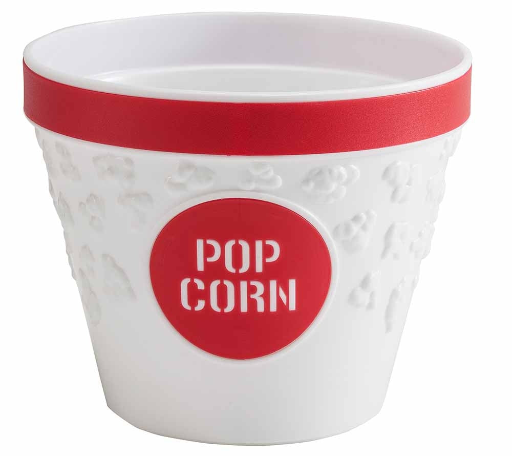 Roter Popcorneimer in zwei Größen erhältlich für Kinoabende und Snacks