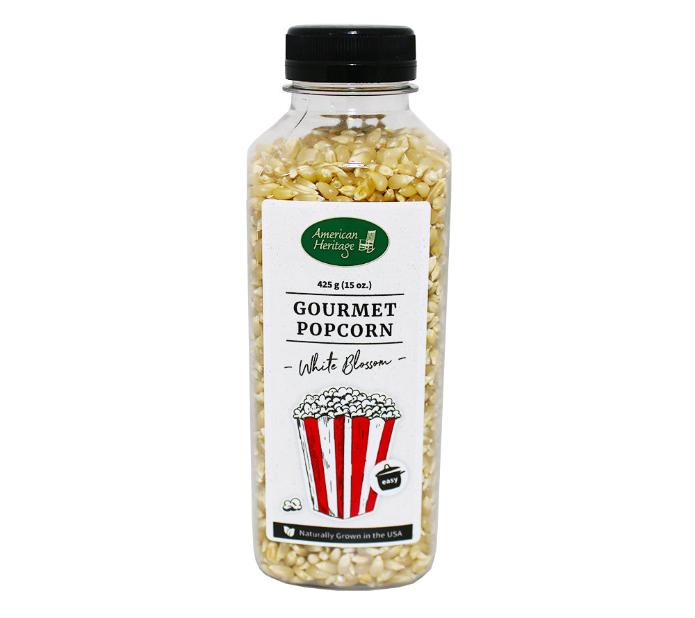 White Blossom Gourmet-Popcorn (425g-Flasche)
