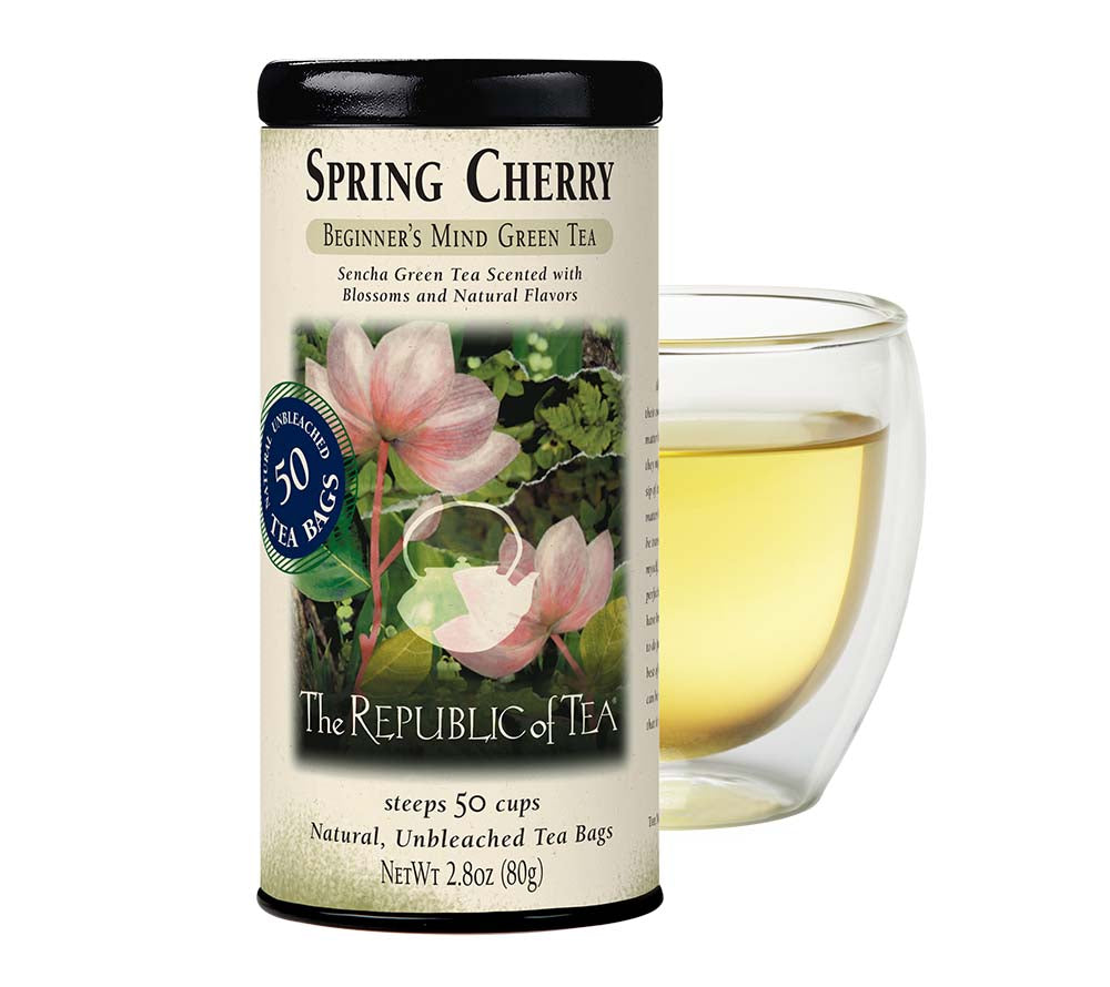 Spring Cherry Green Tee – grüner Tee mit fruchtiger Kirschnote für frühlingshafte Genussmomente