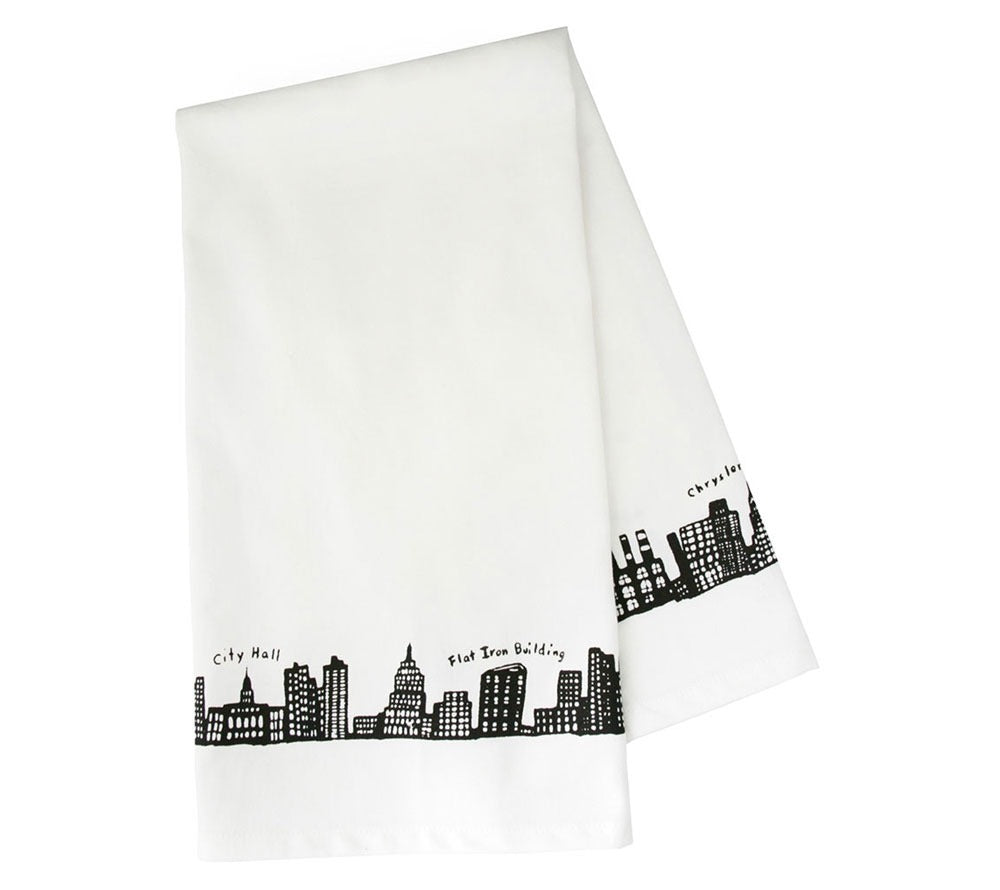 New York Skyline Geschirrtuch (100 % Baumwolle)