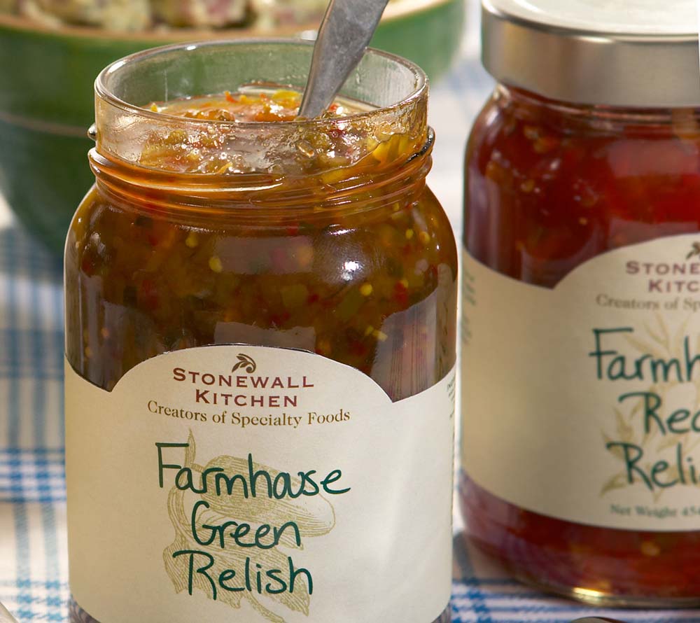 Farmhouse Green Relish mit Gurken & Paprika – jetzt online kaufen für Hot Dogs & Grillgerichte