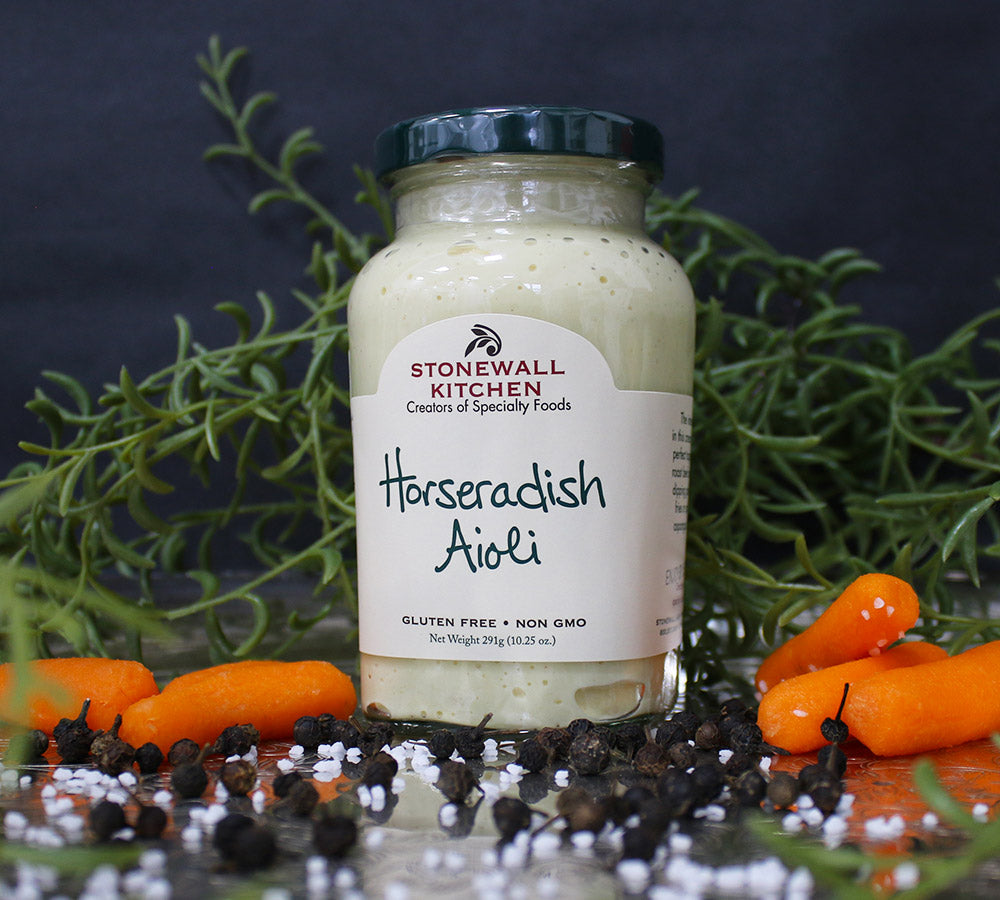 Horseradish Aioli mit Meerrettich & Wasabi – online kaufen für Sandwiches & gegrilltes Gemüse
