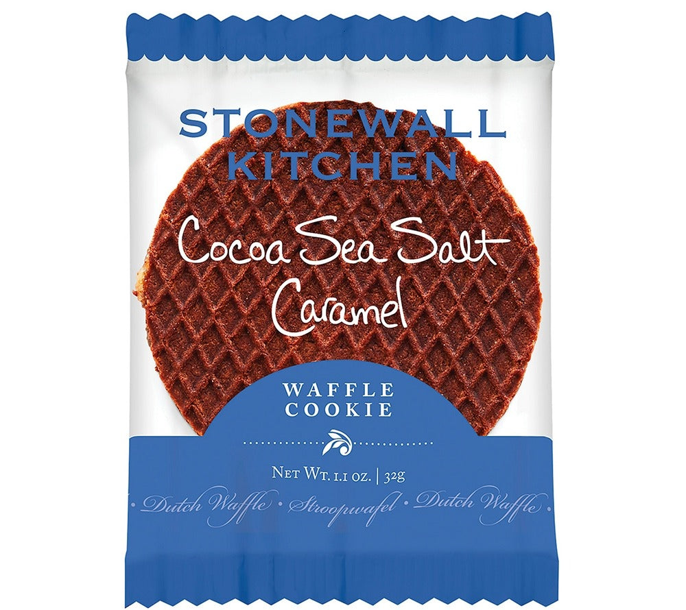 Cocoa Sea Salt Caramel Waffle Cookie von Stonewall Kitchen