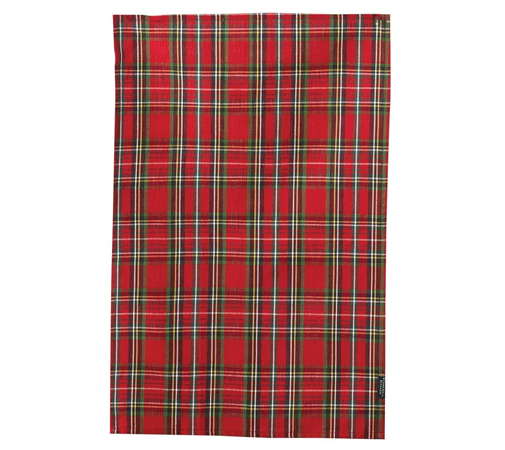 Red Plaid Geschirrtuch von Stonewall Kitchen (100 % Baumwolle)