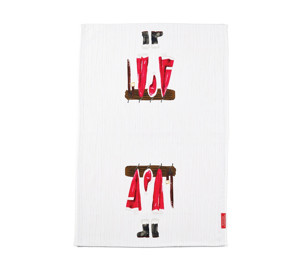 Santas Home Geschirrtuch von Stonewall Kitchen (100 % Baumwolle)