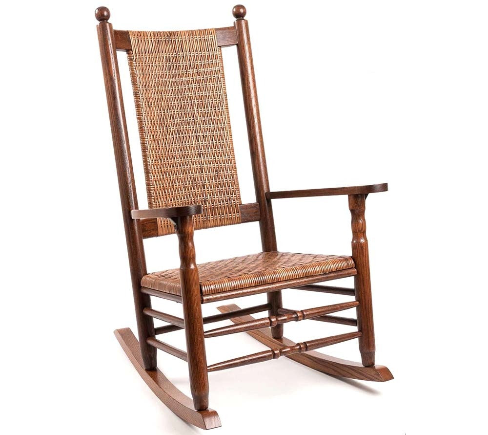 Kennedy Schaukelstuhl Kirsche von Troutman aus Holz