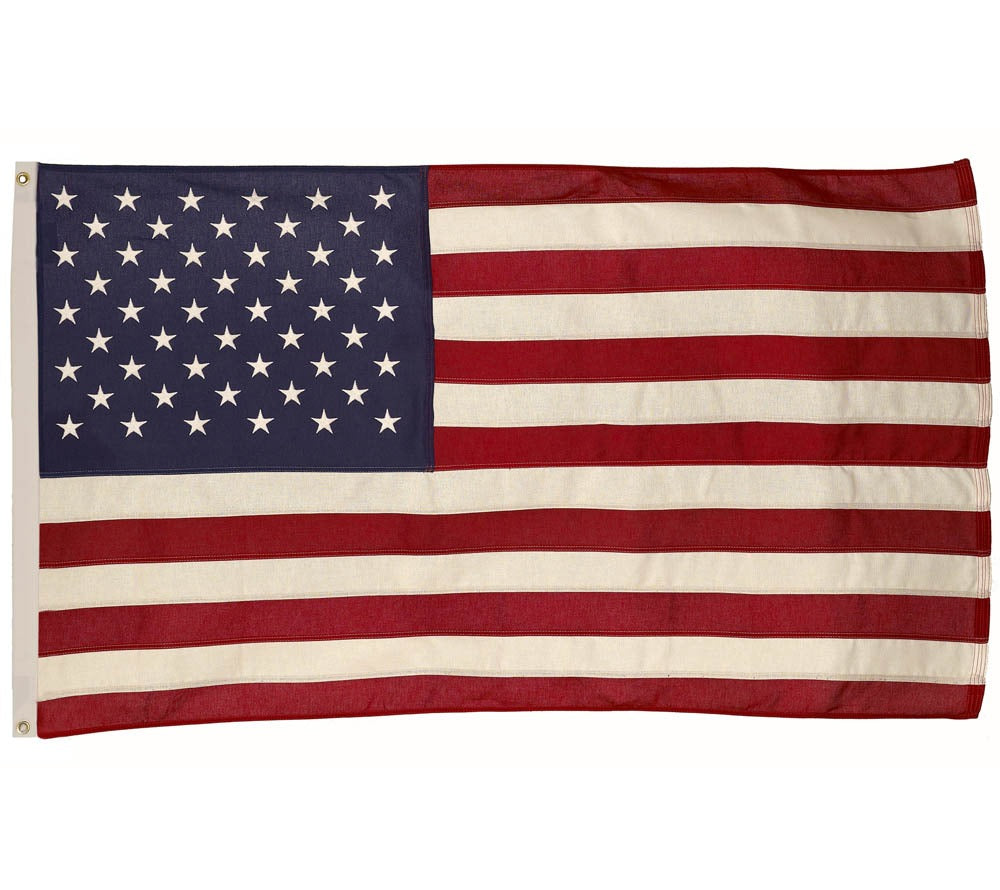 Große USA-Fahne aus Baumwolle von Valley Forge