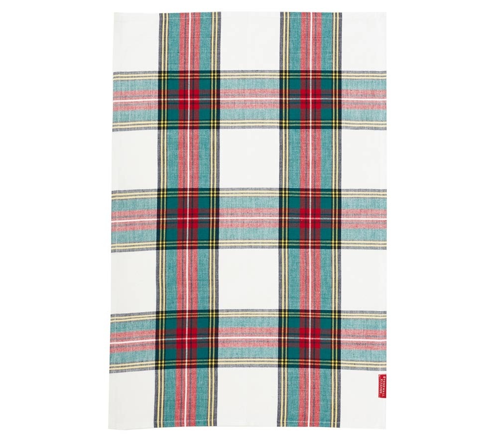 Vintage Plaid Geschirrtuch von Stonewall Kitchen (100 % Baumwolle)