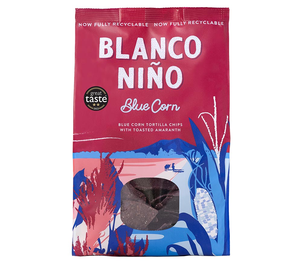 Tortilla Chips-Blue Corn von Blanco Niño