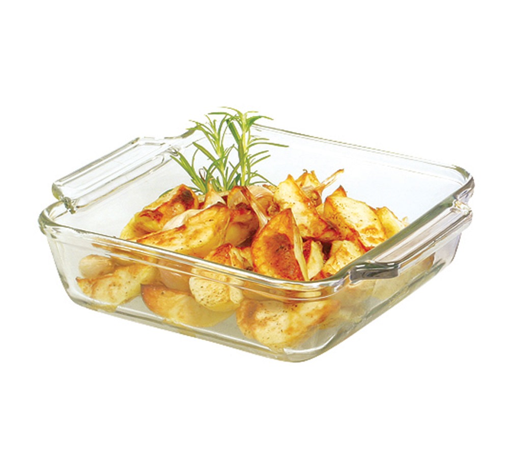 Brownie Form aus Glas von Anchor Hocking
