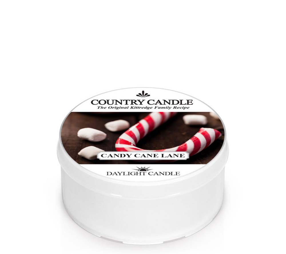 Candy Cane Lane Duftkerze von Country Candle – Pfefferminz & Schokolade für gemütliche Winterabende