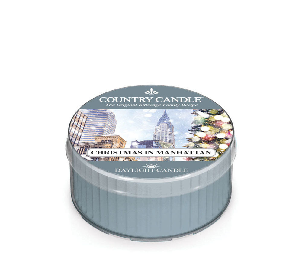 Country Candle Christmas in Manhattan Duftkerze – Minze, Zedernholz & Tanne für winterliche Abende