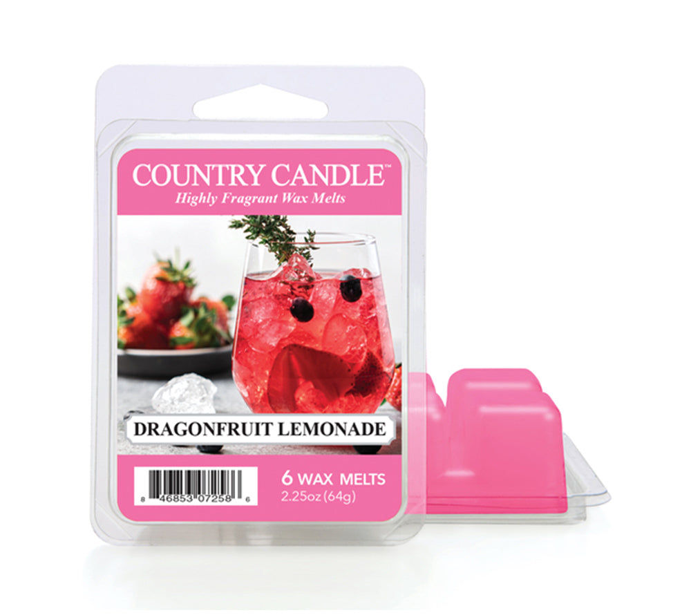 Dragonfruit Lemonade Wax Melts – Drachenfrucht, Ananas & Kokos für sommerliche Frische, 6er Pack