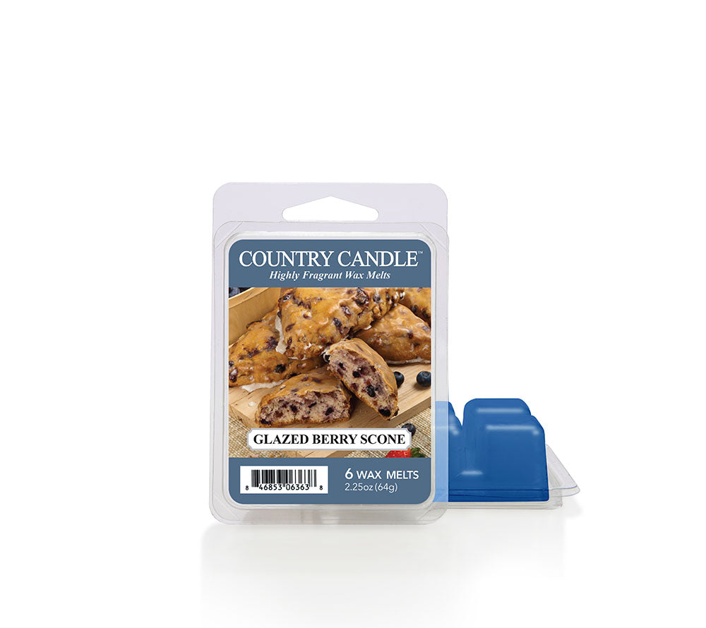 Glazed Berry Scone Wax Melts von Country Candles kaufen – Beeren & Gebäck online bestellen, 6er Pack