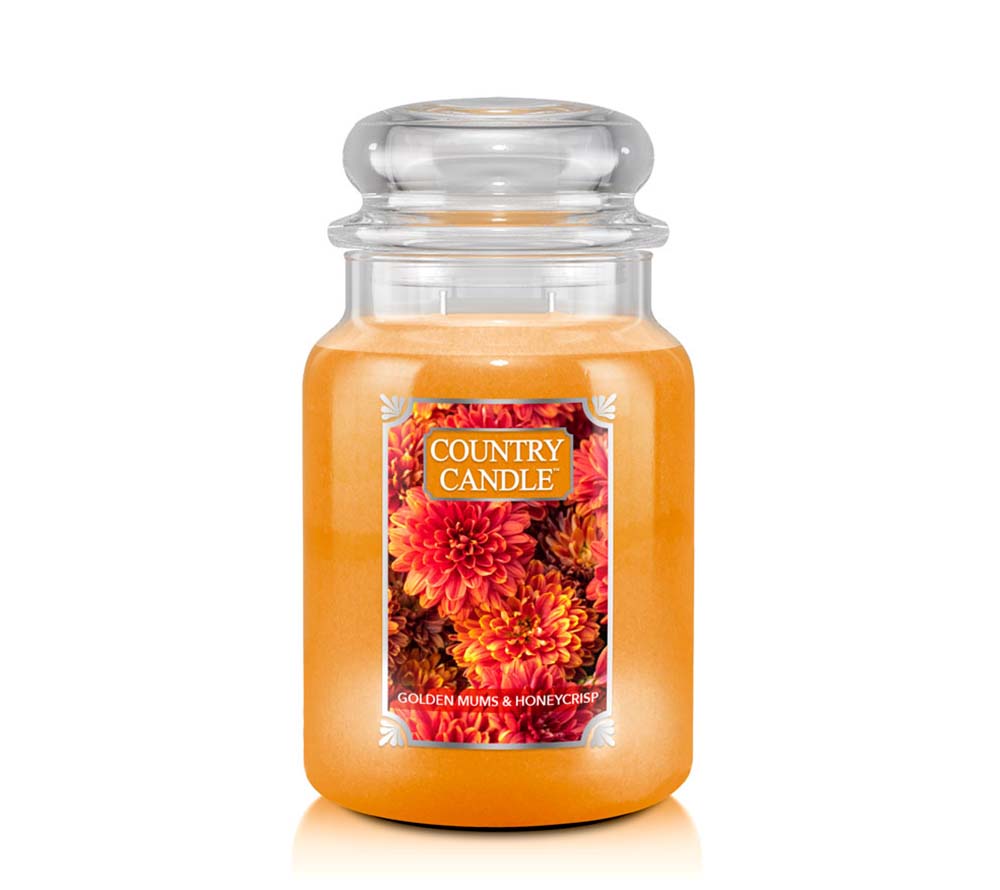 Golden Mums & Honeycrisp Duftkerze von Country Candle