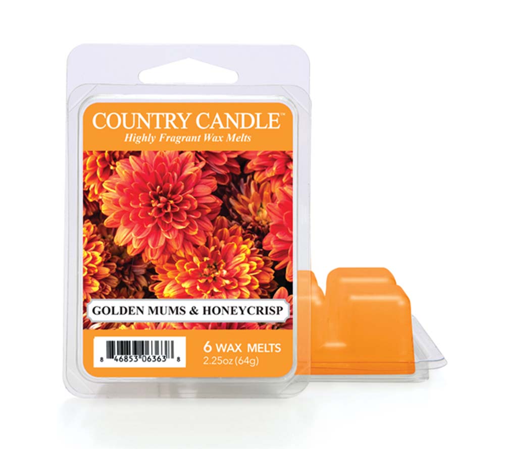 Golden Mums & Honeycrisp Wax Melts kaufen – Würziger Herbstduft mit Apfel & Honig, 6er Pack