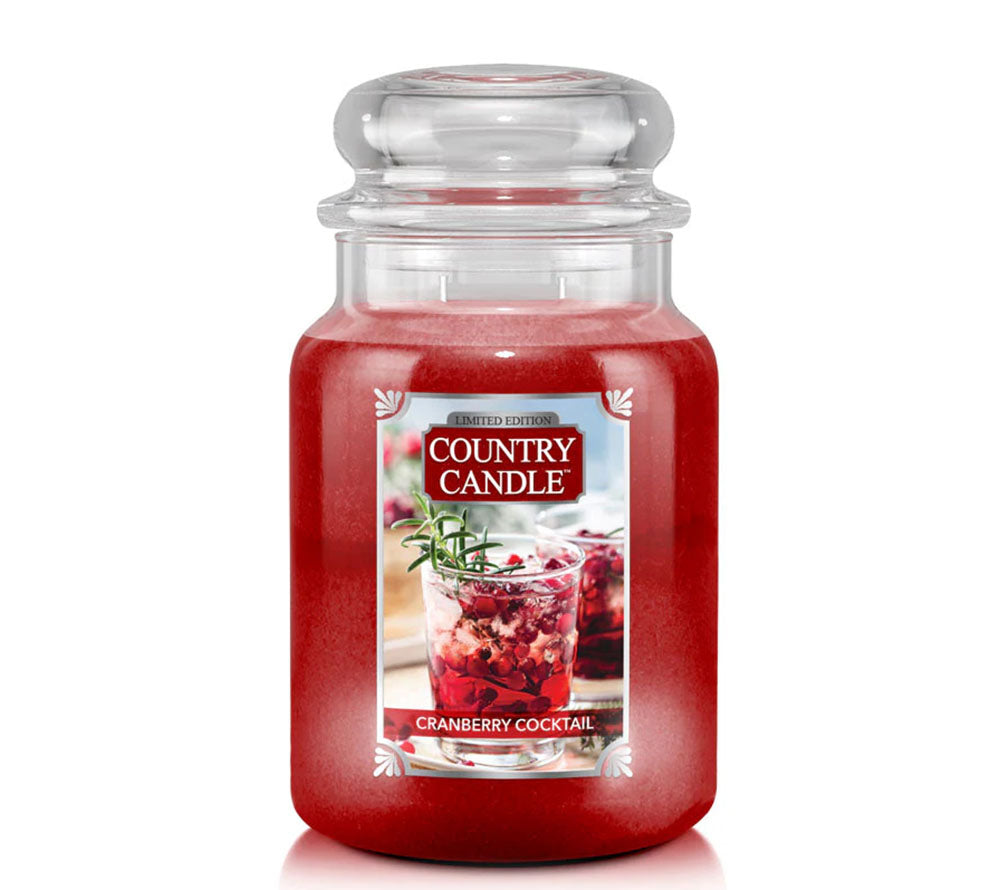 Cranberry Cocktail Limited Edition (24 oz-Glas, 2-Docht)