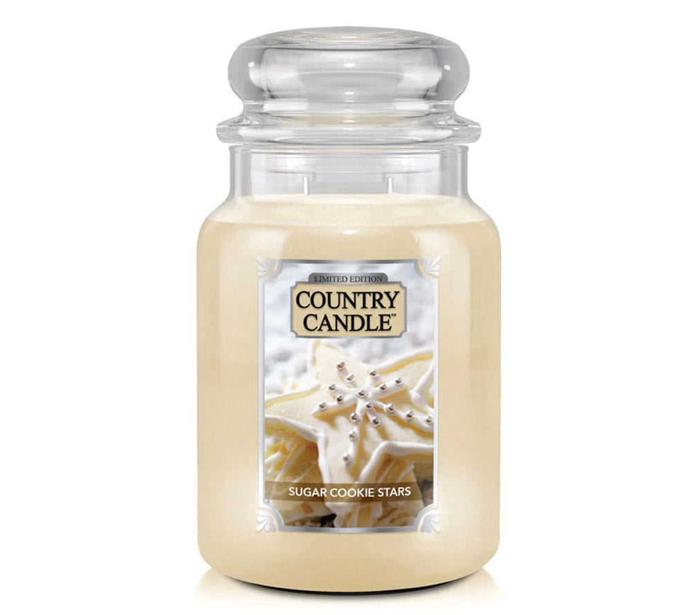 Sugar Cookie Stars Limited Edition (24 oz-Glas, 2-Docht)