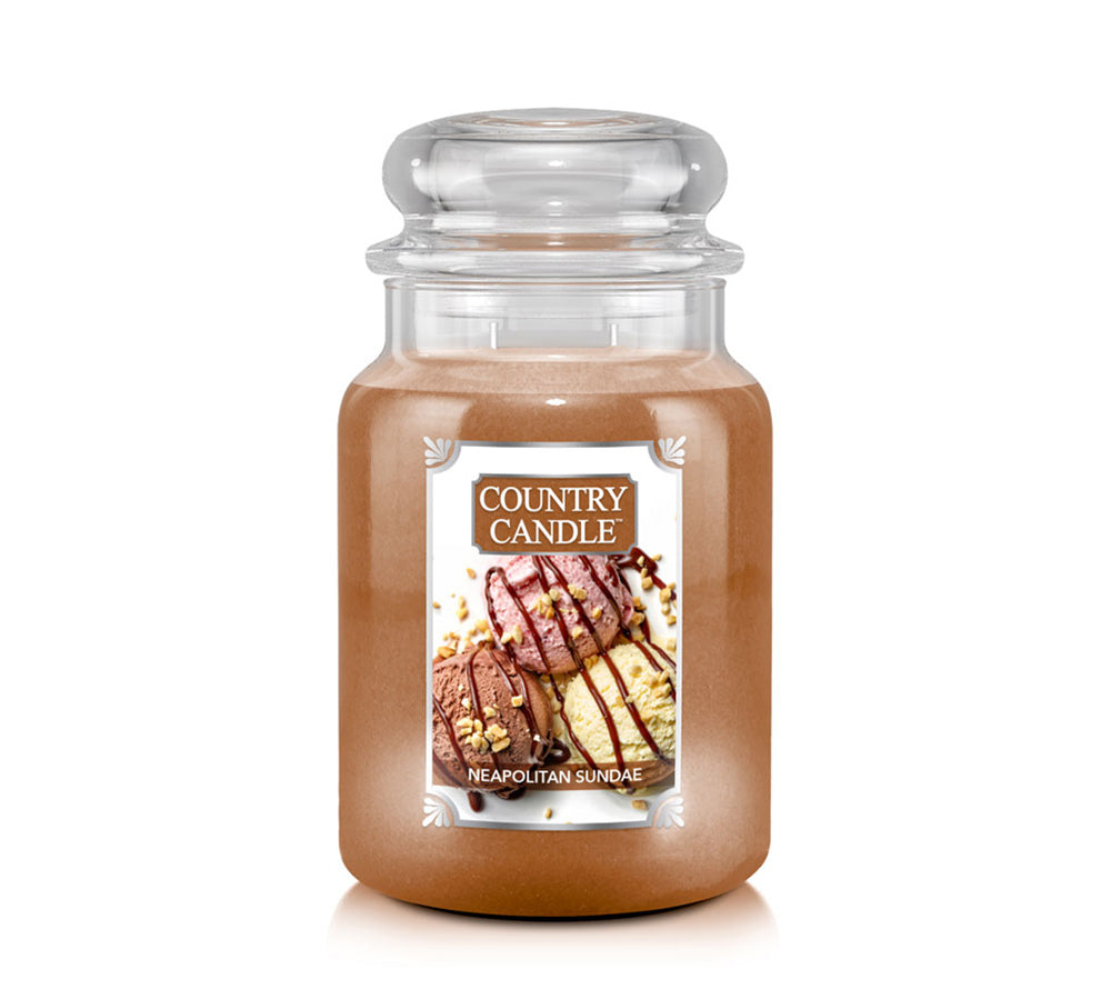 Neapolitan Sundae Duftkerze von Country Candle