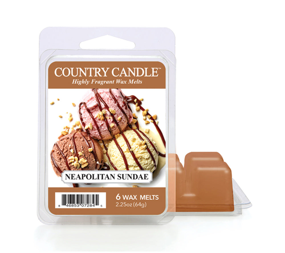 Wax Melts mit Schokolade, Vanille & Erdbeere, perfekt für Frühlingsmomente, 6er Pack