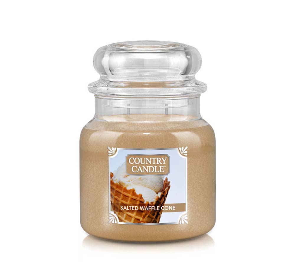 Salted Waffle Cone Duftkerze online kaufen – Karamell, Vanille & Meersalz, süßer Genuss