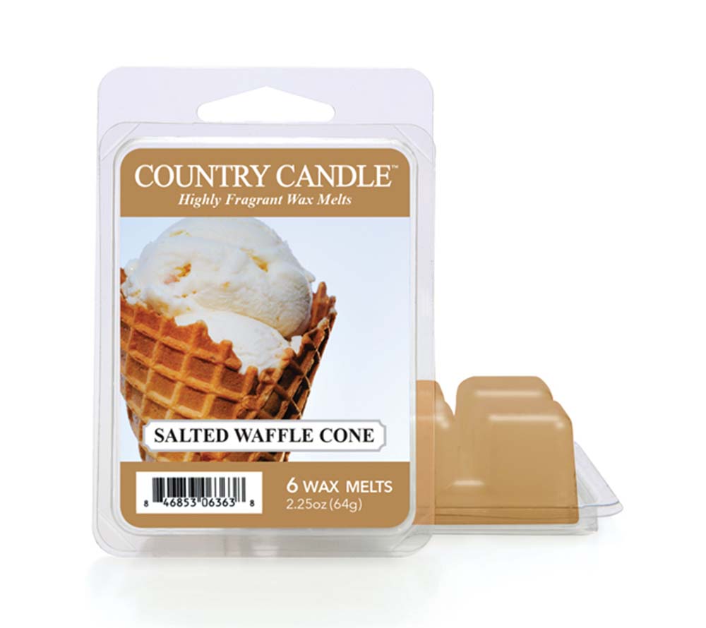 Salted Waffle Cone Wax Melts online kaufen – Karamell, Vanille & Meersalz, süßer Genuss, 6er Pack