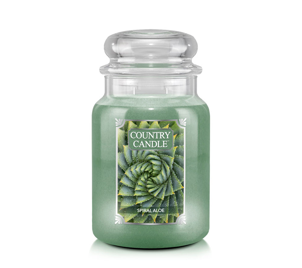 Spiral Aloe Duftkerze von Country Candle