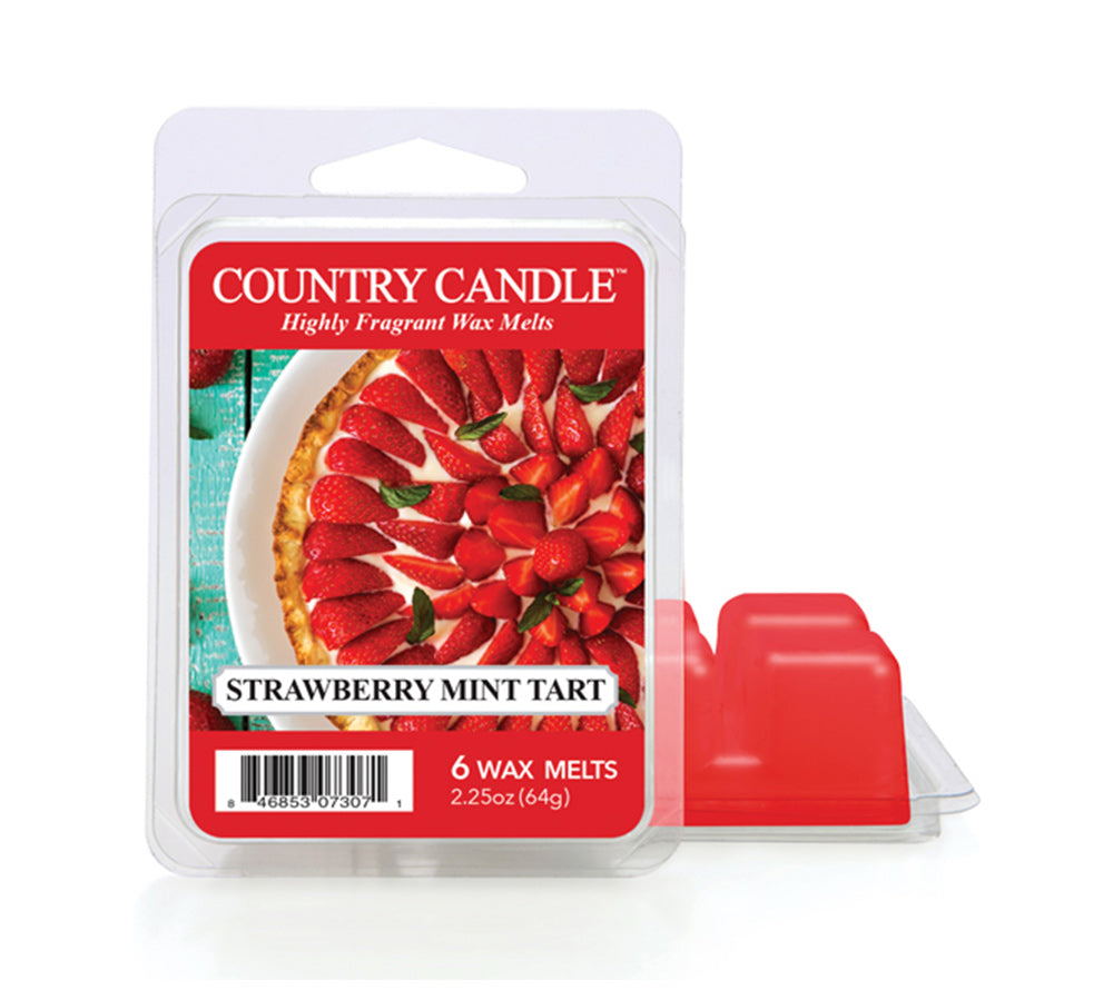 Wax Melts Strawberry Mint Tart, 6er Pack Strawberry Mint Tart von Country Candle ❤️ Große Auswahl an Düften ✓ Versandkostenfrei ab 39 € ✓ Versand 1-3 Tage ✓ Jetzt bestellen!