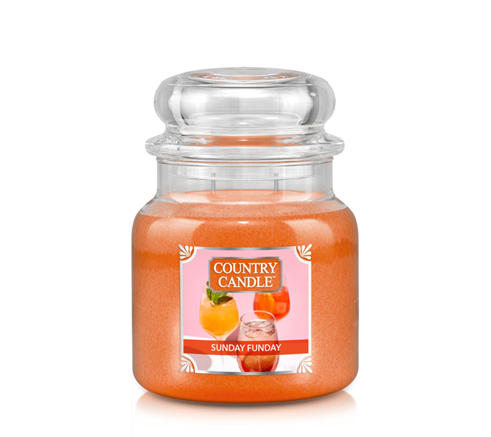 Medium Jar Sunday Funday (16 oz-Glas, 2-Docht) Sunday Funday von Country Candle ❤️ Große Auswahl an Düften ✓ Versandkostenfrei ab 39 € ✓ Versand 1-3 Tage ✓ Jetzt bestellen!