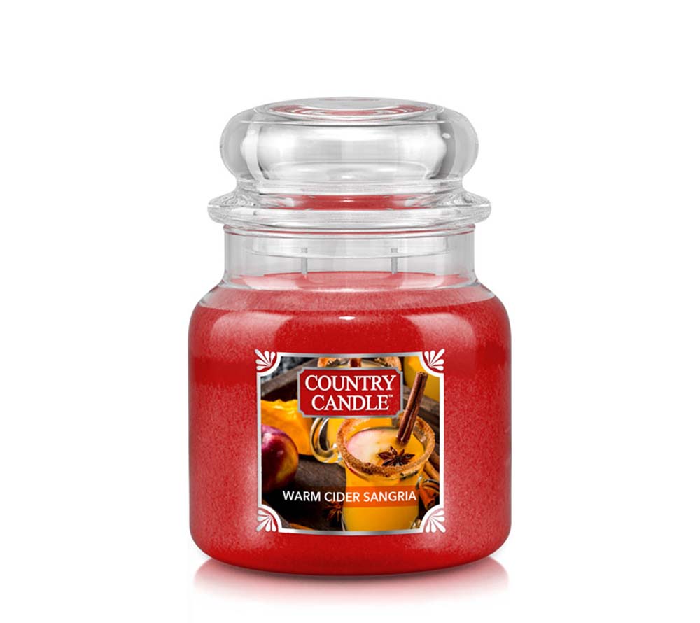 Warm Cider Sangria Duftkerze von Country Candle