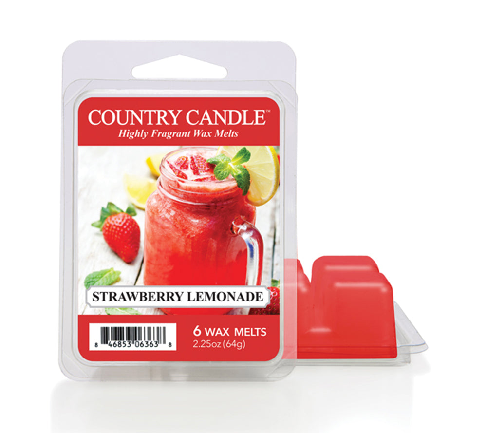 Strawberry Lemonade Wax Melts von Country Candle online bestellen – fruchtiger Sommerduft, 6er Pack
