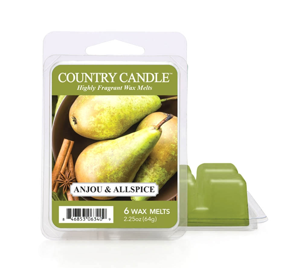 Anjou & Allspice Wax Melts online bestellen – Birne, Nelke, Vanille & Wacholder, 6er Pack