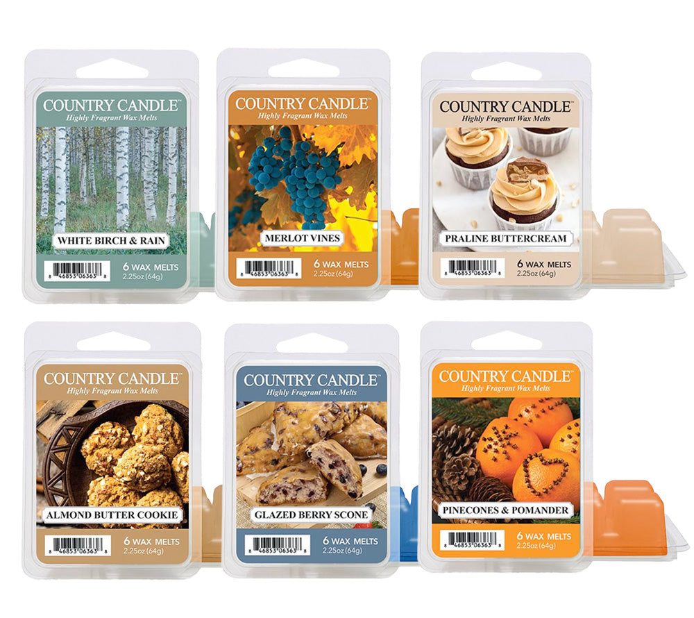 Wax Melt Bundle Herbstsdüfte 2024 von Country Candle
