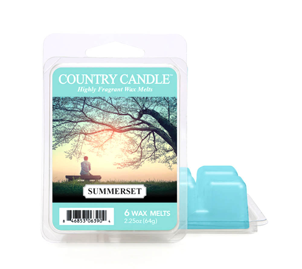 Summerset Wax Melts – Pfirsich, Sandelholz & Vanille für entspannte Sommerabende, 6er Pack