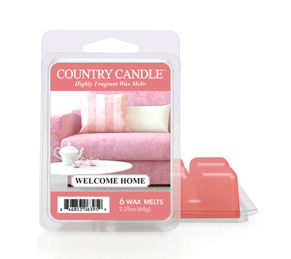Welcome Home Wax Melts von Country Candle online kaufen – würzig-warm mit Zimt & Zedernholz, 6er Pack