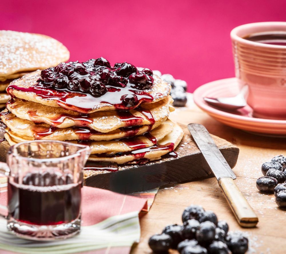 Blueberry Ahornsirup von Crown Maple online bestellen – Fruchtig, ideal für Müsli & Backen