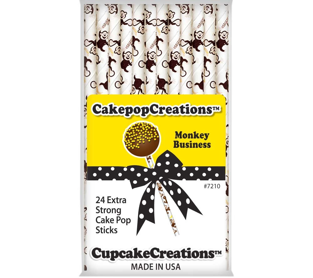 Cake Pop Stiele Monkey Business von Cupcake Creations