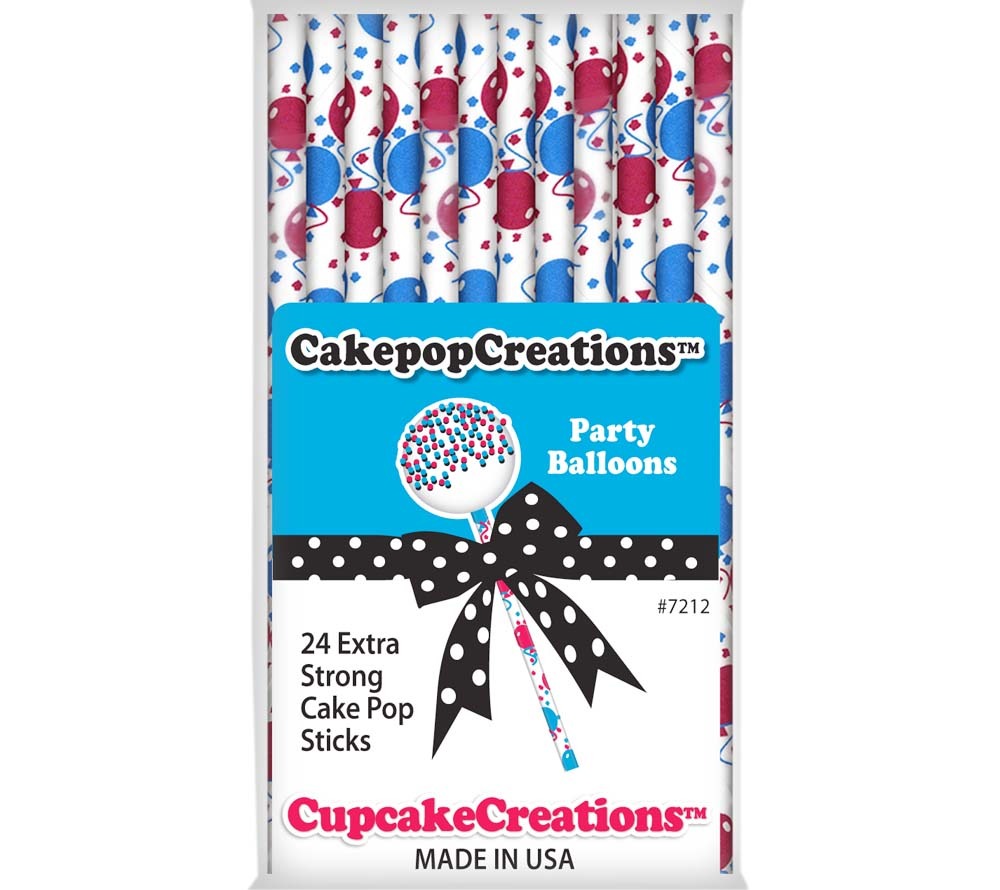 Cake Pop Stiele Party Balloons von Cupcake Creations