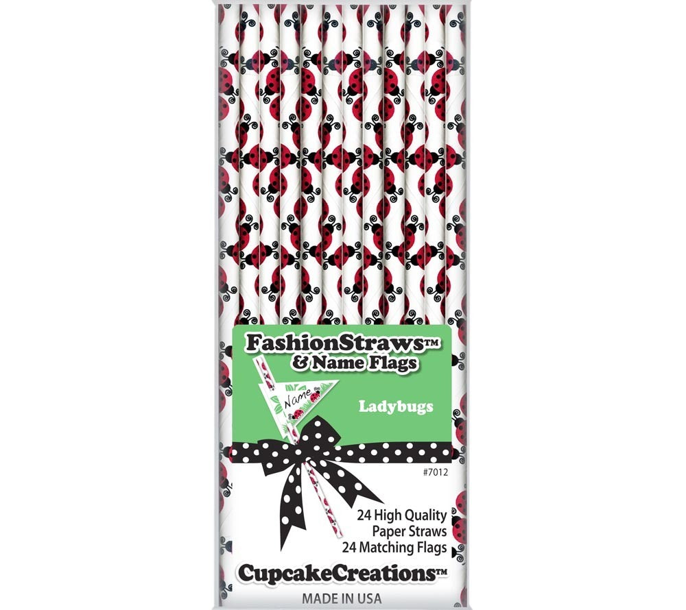 Strohhalme Ladybugs von Cupcake Creations
